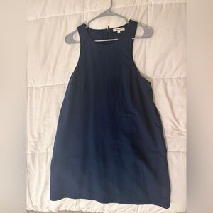Madewell sleeveless linen dress